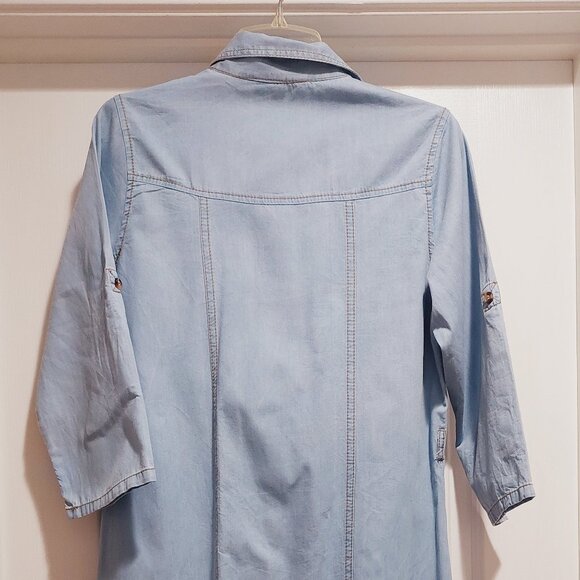 SPEED LIMIT MPH Women’s Button-Down Denim Mini Dress. Sz M - Picture 2 of 2